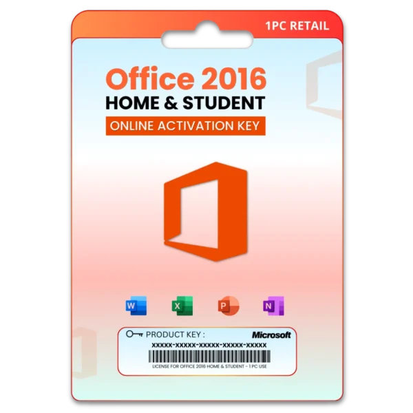 Office 2016 Home & Student Online Activation Key