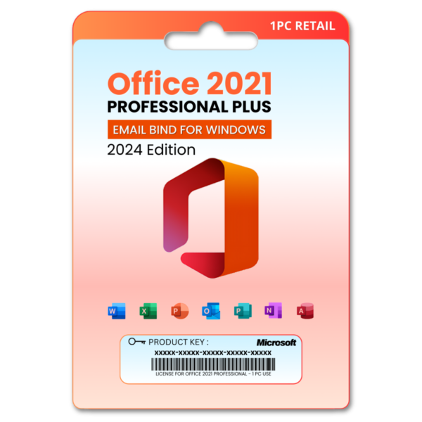Office 2021 Pro Plus Bind Key For Windows