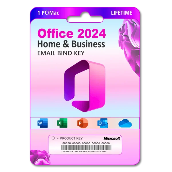 Office 2024 Home & Business Bind Key For 1PC/MAC