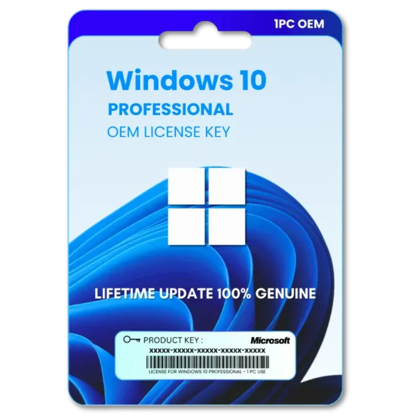 Windows 10 Pro OEM License Key