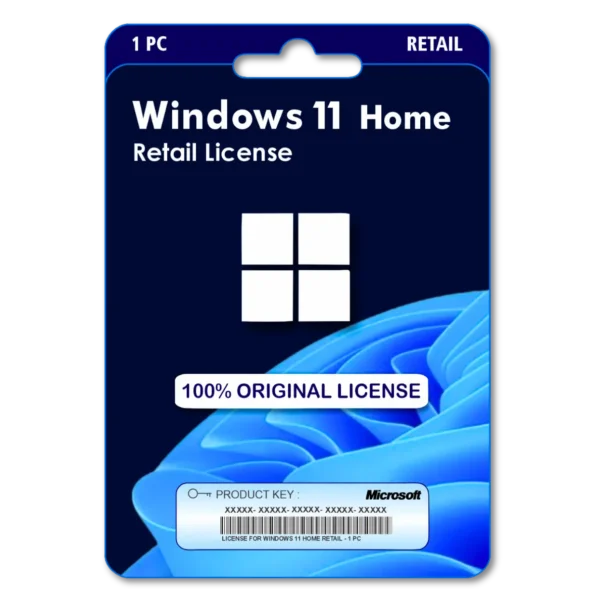 Windows 11 Home Retail Original License Key
