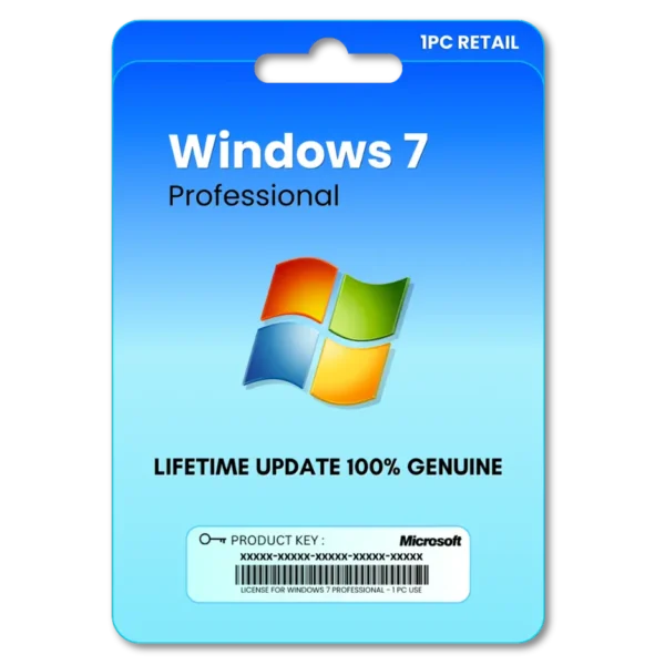 Windows 7 Professional License Key